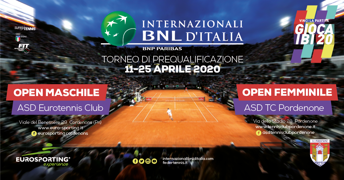 INTERNAZIONALI BNL D'ITALIA / 1125 APRILE EUROSPORTING CORDENONS